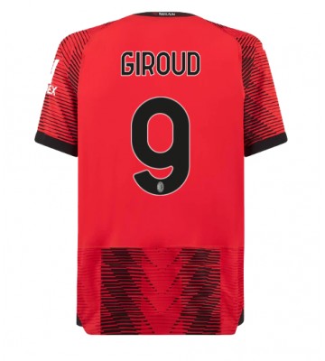 AC Milan Olivier Giroud #9 Hemmatröja 2023-24 Korta ärmar